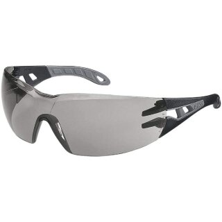 Uvex Pheos Schutzbrille - Supravision Excellence - Getönt/Schwarz-Grau