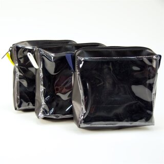 Panavision Clear Cable Pouch Large Yellow