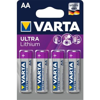 Varta Ultra Lithium FR6 / AA / Mignon 4er Blister