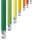 PB Swiss Tools Rainbow L-key set, long, Inbus with ball end, 1/20 to 5/16 inch
