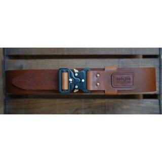 Skin-Job Leather Set-Belt L - 117cm Braun