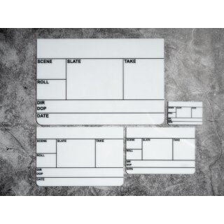Filmsticks Clapperboard Kit Bundles - All Sizes UK/EU Layout