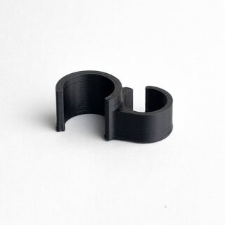 CineParts 15mm Rod Mount 13mm Cable Clamp Schwarz