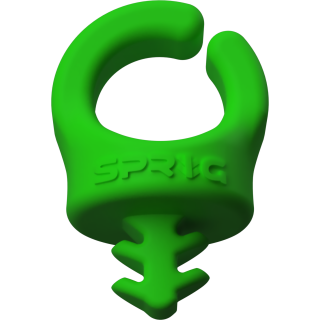 Sprig Cable Clips 6-pack Green