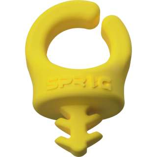 Sprig Cable Clips 6-pack Yellow