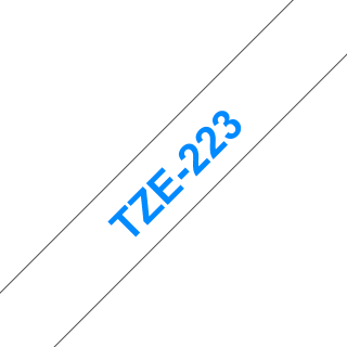 P-Touch Brother TZe-223 9mm blue on white