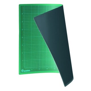 Ecobra cutting mat, A3, green / black, 45 x 30cm