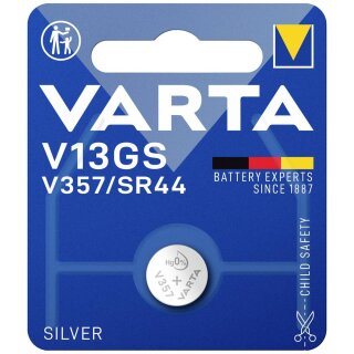 Varta button cell V 13 GS/V357/SR44 1.55 V