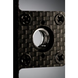 Backpackrig Carbon Fiber 2x4 Ecto Plate aus Kohlefaser