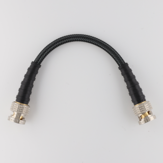 12G-SDI BNC Cable 15cm straight/straight Grau