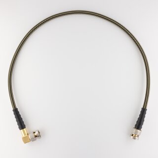 12G-SDI BNC Cable 60cm angled/straight Blau
