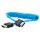 Kondor Blue Coiled Full HDMI Cable (12-24" - 30-60cm)