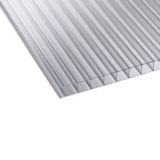 Corotherm Twinwall Polycarbonate grey 1m x 1m 450g/qm 3mm