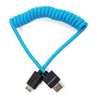 Kondor Blue Coiled Mini HDMI to Full HDMI (12-24)