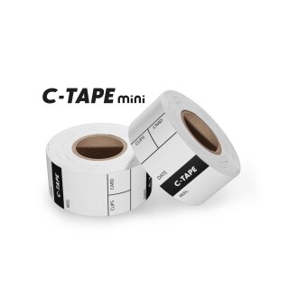 C-Tape mini, 25mm x 5m, ca. 80 Reel Tags