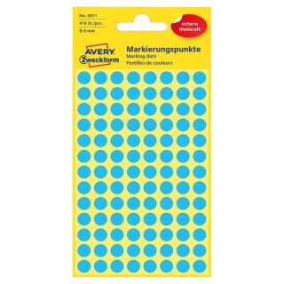 AVERY Zweckform Adhesive Dots 3010 blue Ø 8.0 mm