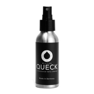 Mr. Queck lens- optics- and display cleaner in 100ml aluminum spray bottle