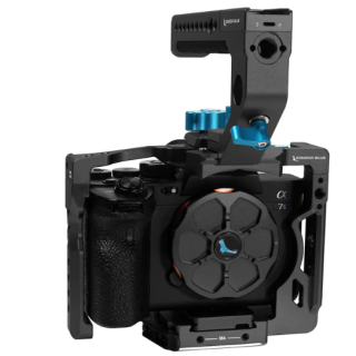 Kondor Blue Sony A7SIII Cage with Start-Stop Trigger Top Handle for A7 Series Cameras #1 Raven Black