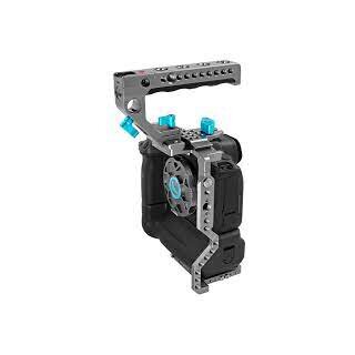 Kondor Blue Canon Arca R5 Battery Grip Mod Kit: Long Side Rails (Space Gray)