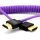 Gerald Undone MK2 Full HDMI Cable 12"-24" Coiled (Purple)