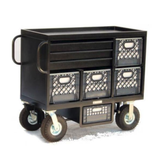 Backstage 4-Crate Mini Cart