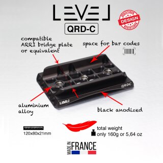 LEVEL QRD-C, Quick Release Short Curved Plate