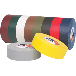 Professional Grade, Coated Gaffers Tape 72mmx50m black  Packed 16 rolls per case