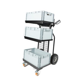 Steelfingers Euro Box Set Cart (komplett mit 3 Boxen, 2 Trennwänden)