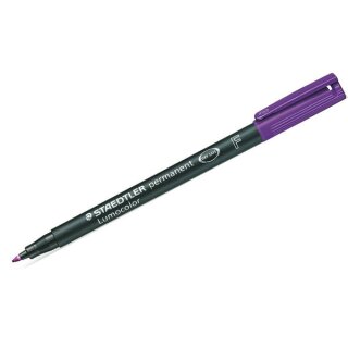 STA-318-6 Staedtler Lumocolor Permanent Marker Pen - Fine Purple