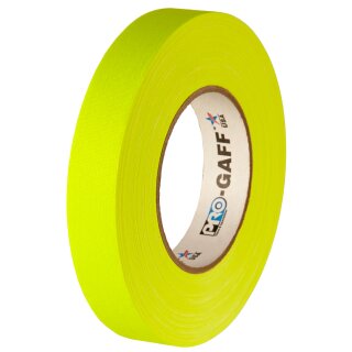 Pro-Gaff Neon Tape yellow 24mm x 45.7m