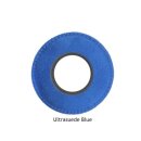 Bluestar Augenleder aus Microfaser rund, klein Blau