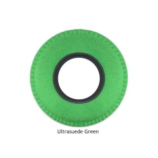 Bluestar Augenleder aus Mikrofaser rund, groß Grün