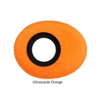 Bluestar Augenleder aus Microfaser oval, klein Orange