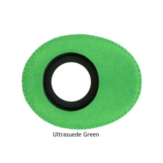 Bluestar Augenleder aus Microfaser oval, klein Grün