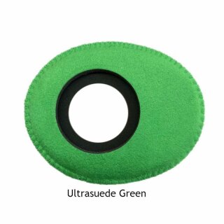 Bluestar Augenleder aus Microfaser oval, groß Grün