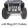 Mag Junior Vertical Cart (Modified) with 8" Wheel Conversion Kit, Vertical Handles