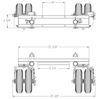 MagLiner Mag 8 Doppelrad-Umrüstsatz (Standard)