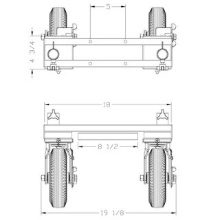 MagLiner Mag Mini 8 Rad-Umrüstsatz (Standard)