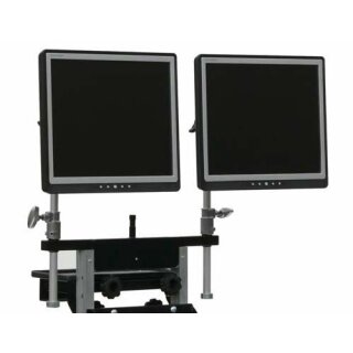 MagLiner Mag Flat Screen Vertical Dual Riser (Adj.) with 5/8" Baby Pin (To be used with VESA Plate Adapter)
