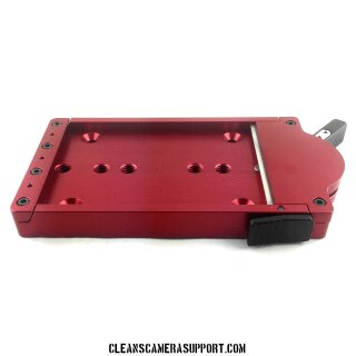 Cleans Camera Support Quick Release Base-Red