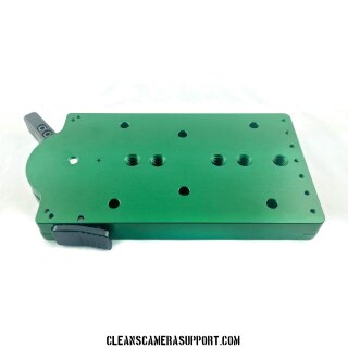 Cleans Camera Support Quick Release Base-Green