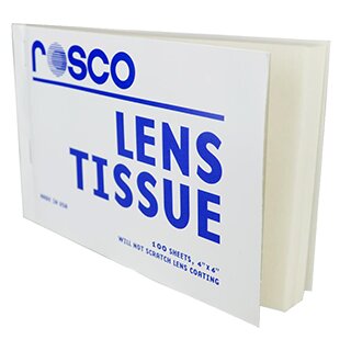 Pack of 3 Rosco Lens Tissue 4x6 100 Sheet Booklet