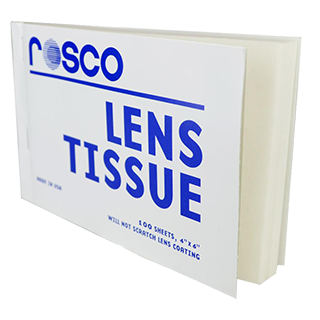 Rosco Linsenreinigungstücher, 100 Stück,  4"x6" Booklet