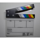 Filmklappe Klassisch, color 19 x 18 cm
