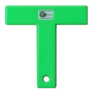 CGE Tools Industry Mark T Fluorescent Green