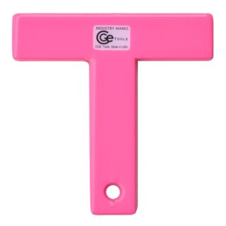 CGE Tools Industry Mark T Fluorescent Pink