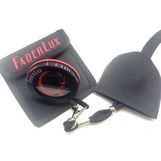 FaderLux Viewing Glass - Pan Glass Black/Red