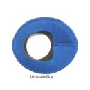 Bluestar Augenleder aus Microfaser Zacuto oval, groß Blau