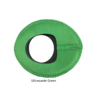 Bluestar Augenleder aus Microfaser Zacuto oval, groß Grün