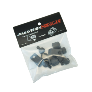 Panavision Modular: Cable Clips (5er Pack) Schwarz seitlich